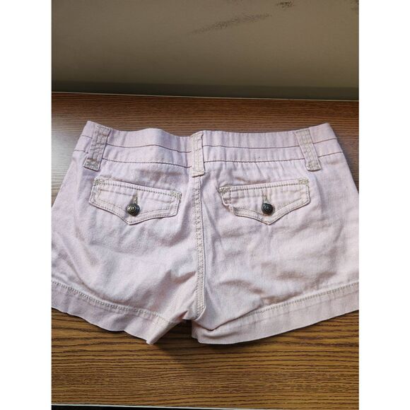 #10 BKE  pink shimmering with gold shorts  - Mollie Cuffed shorts (Size 27) - Picture 3 of 10